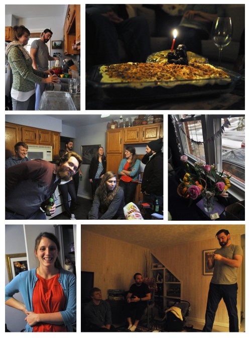 Spent the rest of the evening eating and playing games with "The Family"